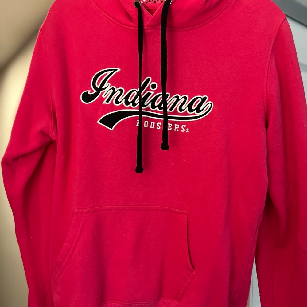 Pink Indiana Hoosiers Athletics Hoodie